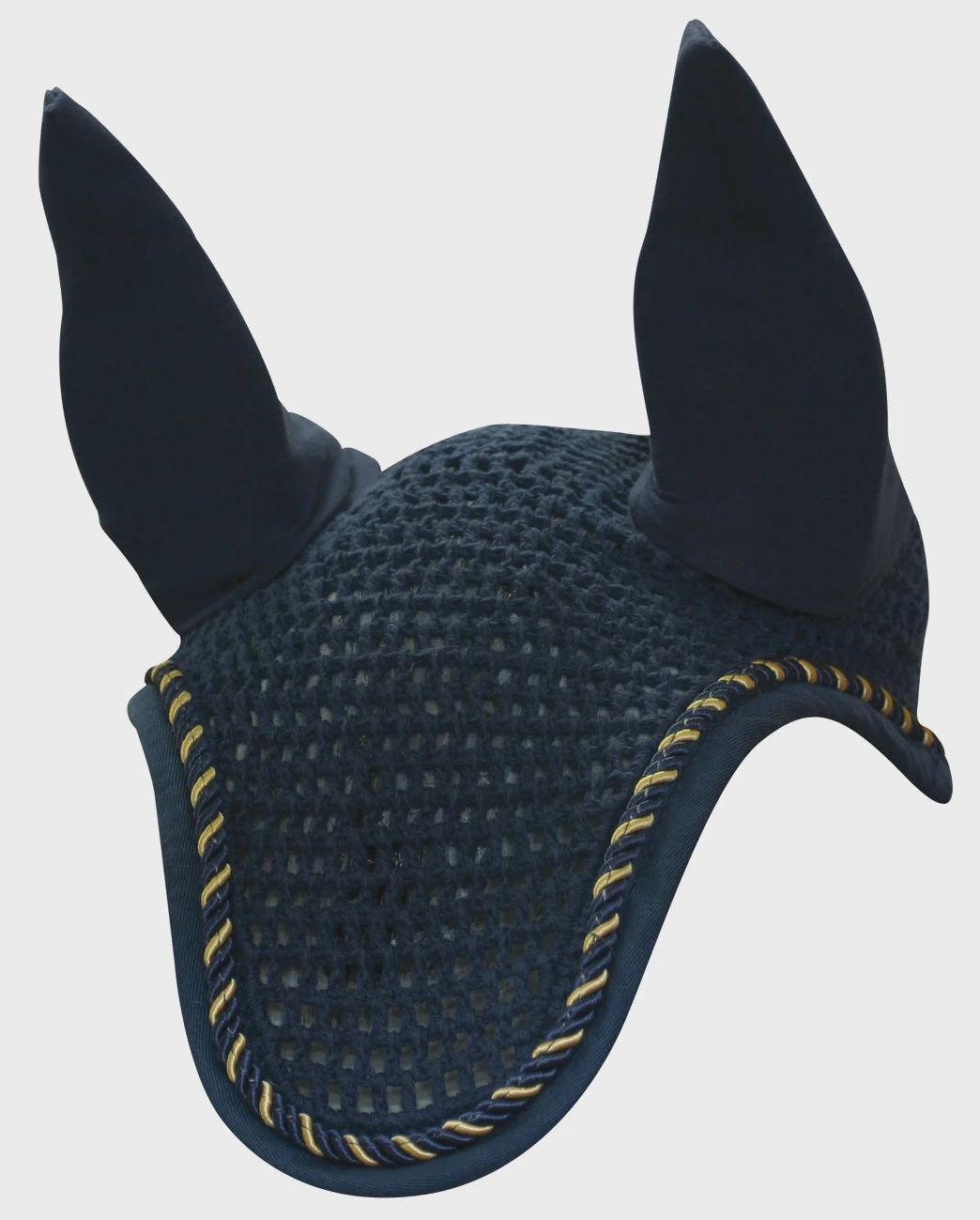 Cotton Ear Bonnet, Colour: Navy