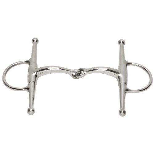 Curved Full Cheek Snaffle Bit, Size: Cob (12.5cm)