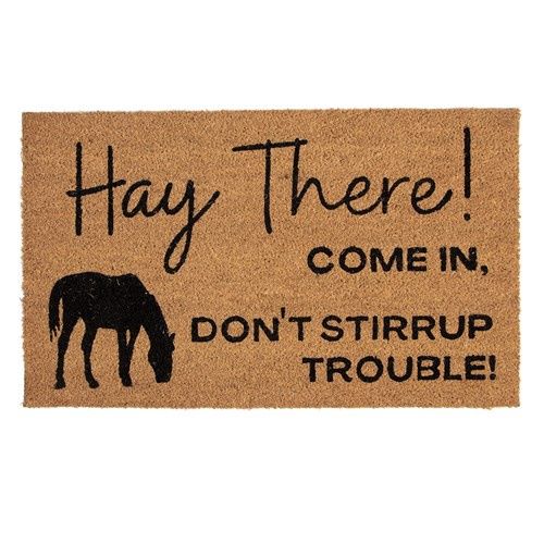 Door Mat &quot;Hay There&quot;