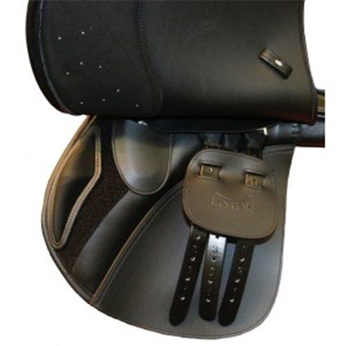 LeTek All Purpose Saddle - Black adjustable 16.5"