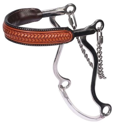 Stainless steel Hackamore - Basket Weave