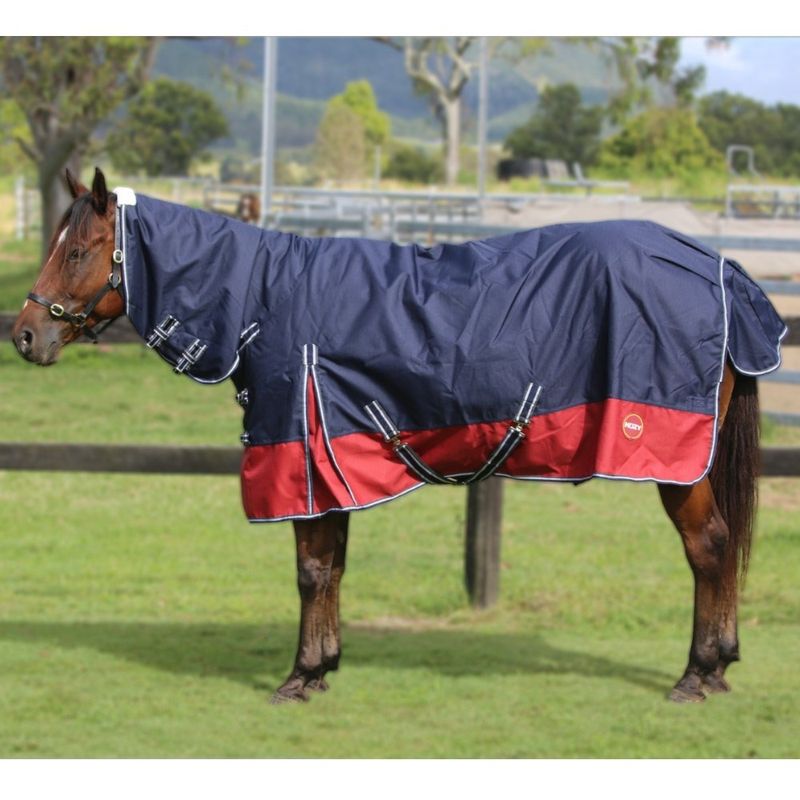 KOZY 1200D Queenslander Rug Combo in Navy &amp; Red