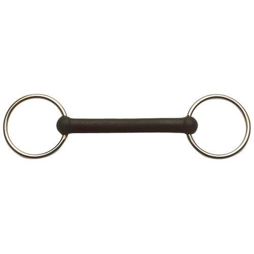 Flexible Rubber Snaffle Bit