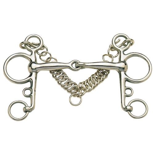 Pelham Bit with Jointed Mouth - available in 2 sizes, Size: Cob (12.5cm)