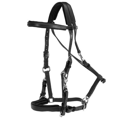 Endurance Bridle - available in 2 colours and 2 sizes, Colour: Black, Size: Cob
