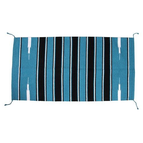 Fort Worth Navajo woven saddle blanket - assorted colours 30" x 60"