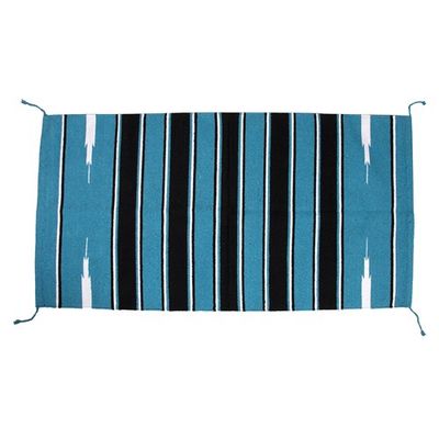 Fort Worth Navajo woven saddle blanket - assorted colours 30" x 60"