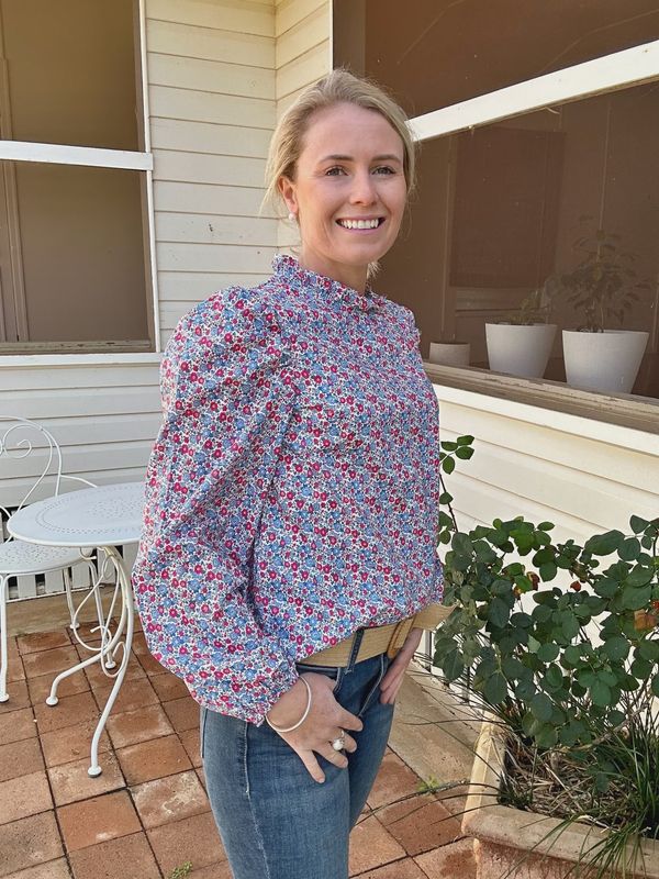Black Colt Brooke - Blue Floral shirt