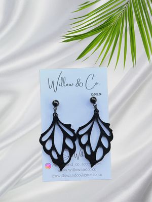 Willow and Co. large geo dangle earrings