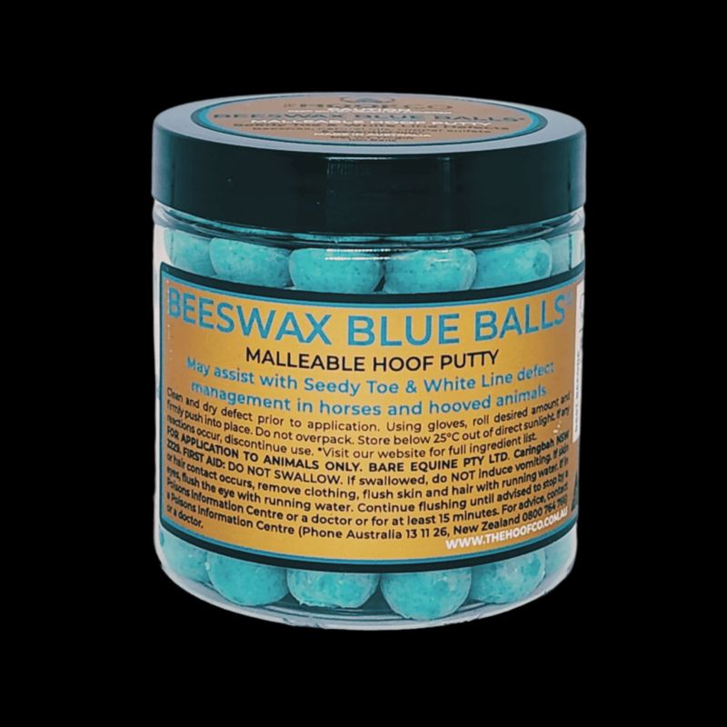 Beeswax BLUE Balls® - For seedy toe and white line defects