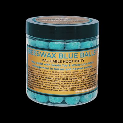Beeswax BLUE Balls® - For seedy toe and white line defects