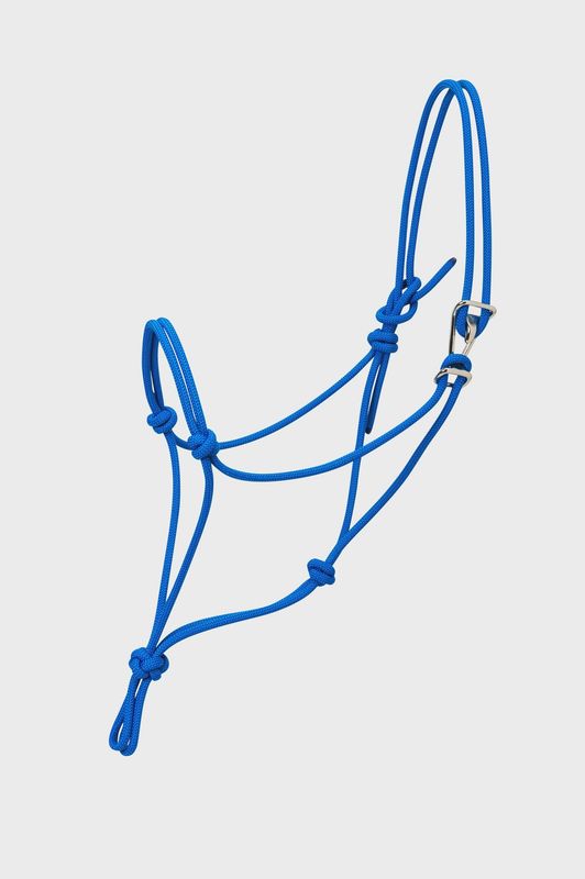 Weaver Clip On Rope Halter, Colour: Blue