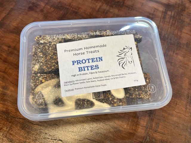 Premium Homemade Protein Bites for horses