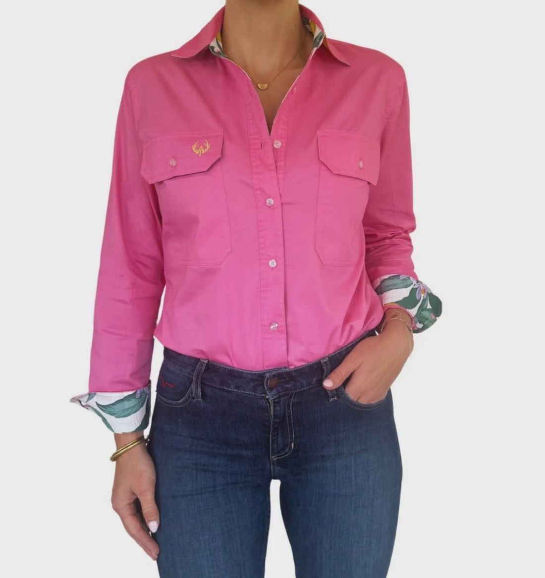 Antola Trading - Holly Full Button Shirt, Size: 6