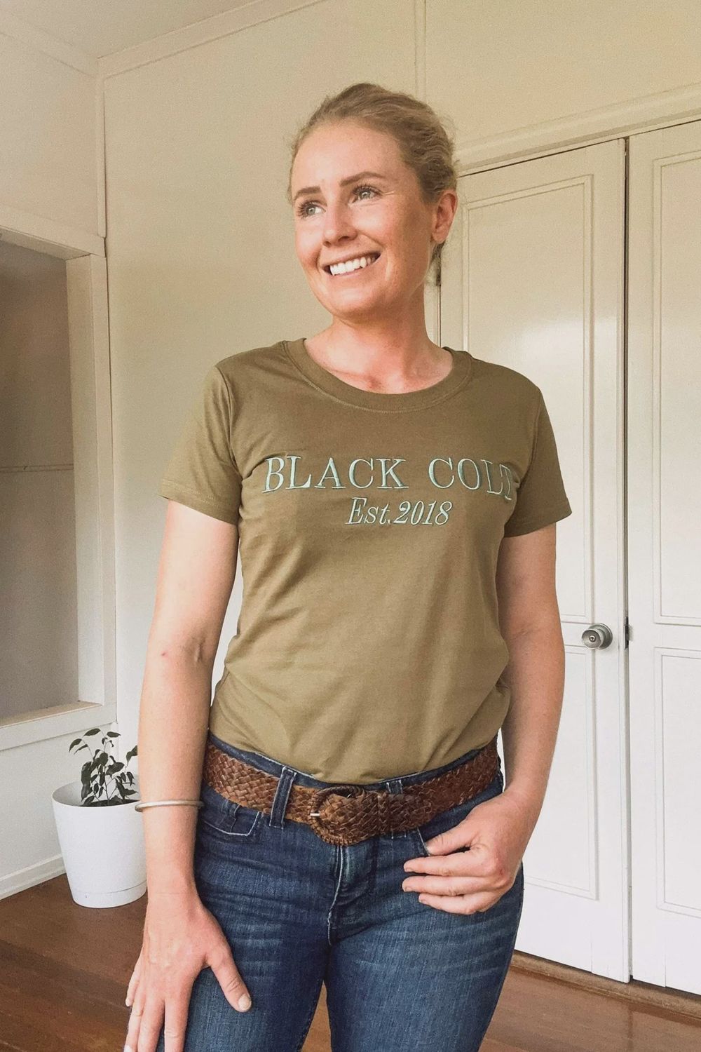 Black Colt - Embroidered T-Shirt