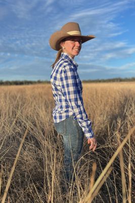 Black Colt - Maggie Blue Gingham