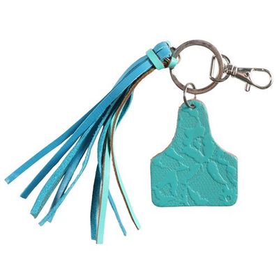 Fort Worth Ear Tag Key Ring