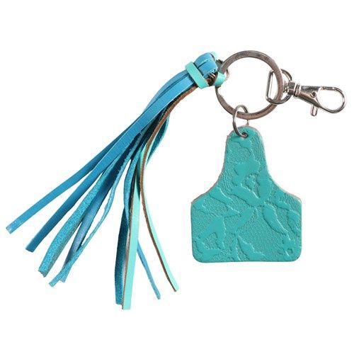 Fort Worth Ear Tag Key Ring