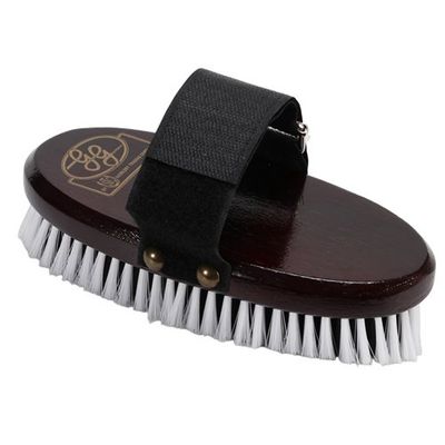 Senior body brush - adjustable velcro strap
