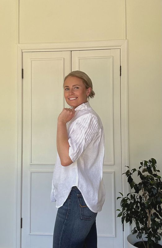 Black Colt - Ava Linen shirt - blue or white