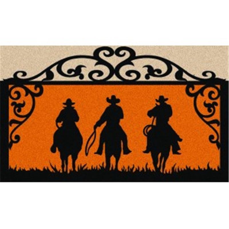 Door mat - cowboys on the move