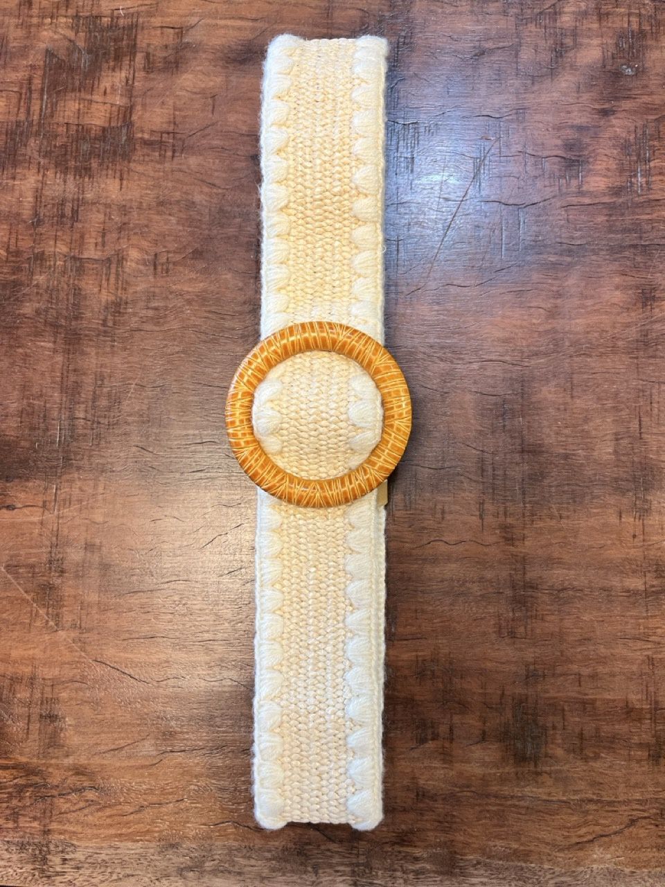 Women&#39;s braided straw belts, Style: Circle Ratten Wrap