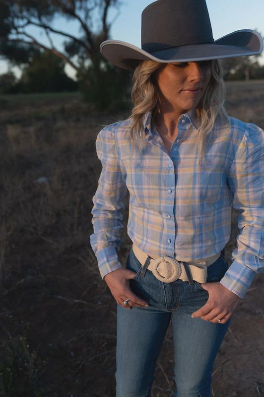 Black Colt - Maggie Blue &amp; Pink Check