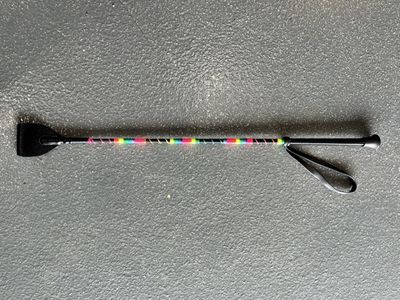Bambino Pony Club whip - rainbow