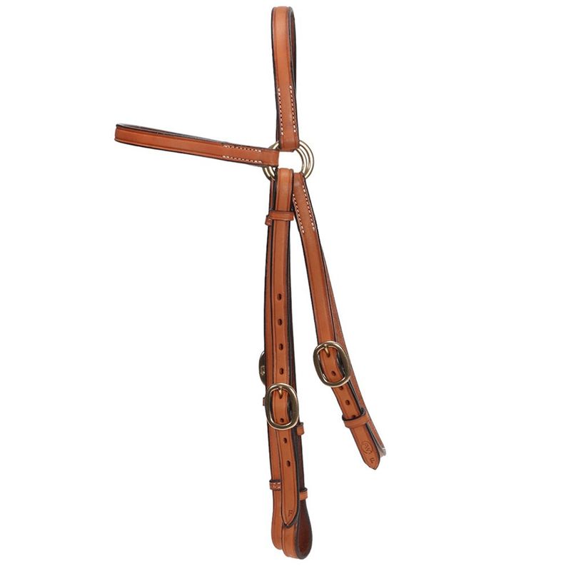 Fort Worth Barcoo Bridle 5/8" Chestnut Cob