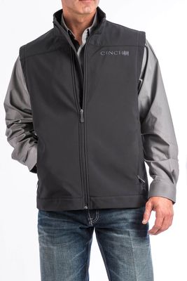 CINCH Clunes Mens Vest - Bonded Black