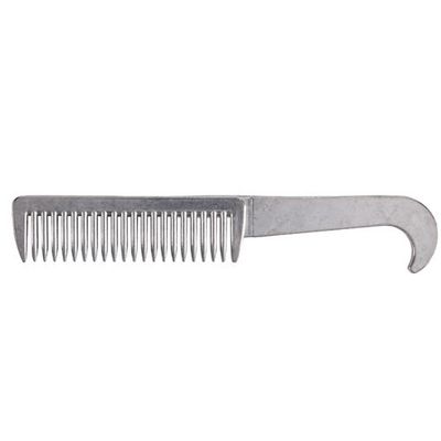 Aluminium Mane Comb with hoof pick