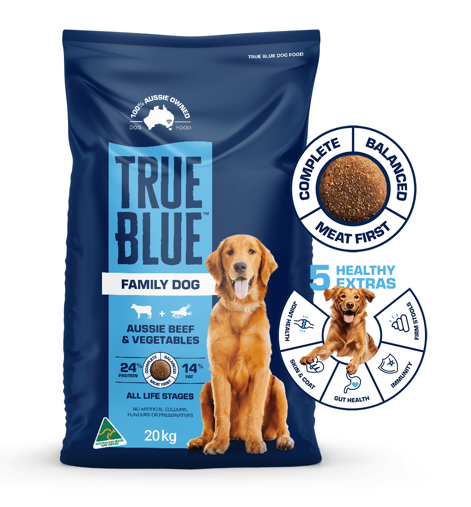 True Blue Family Dog Aussie Beef &amp; Veg 20kg