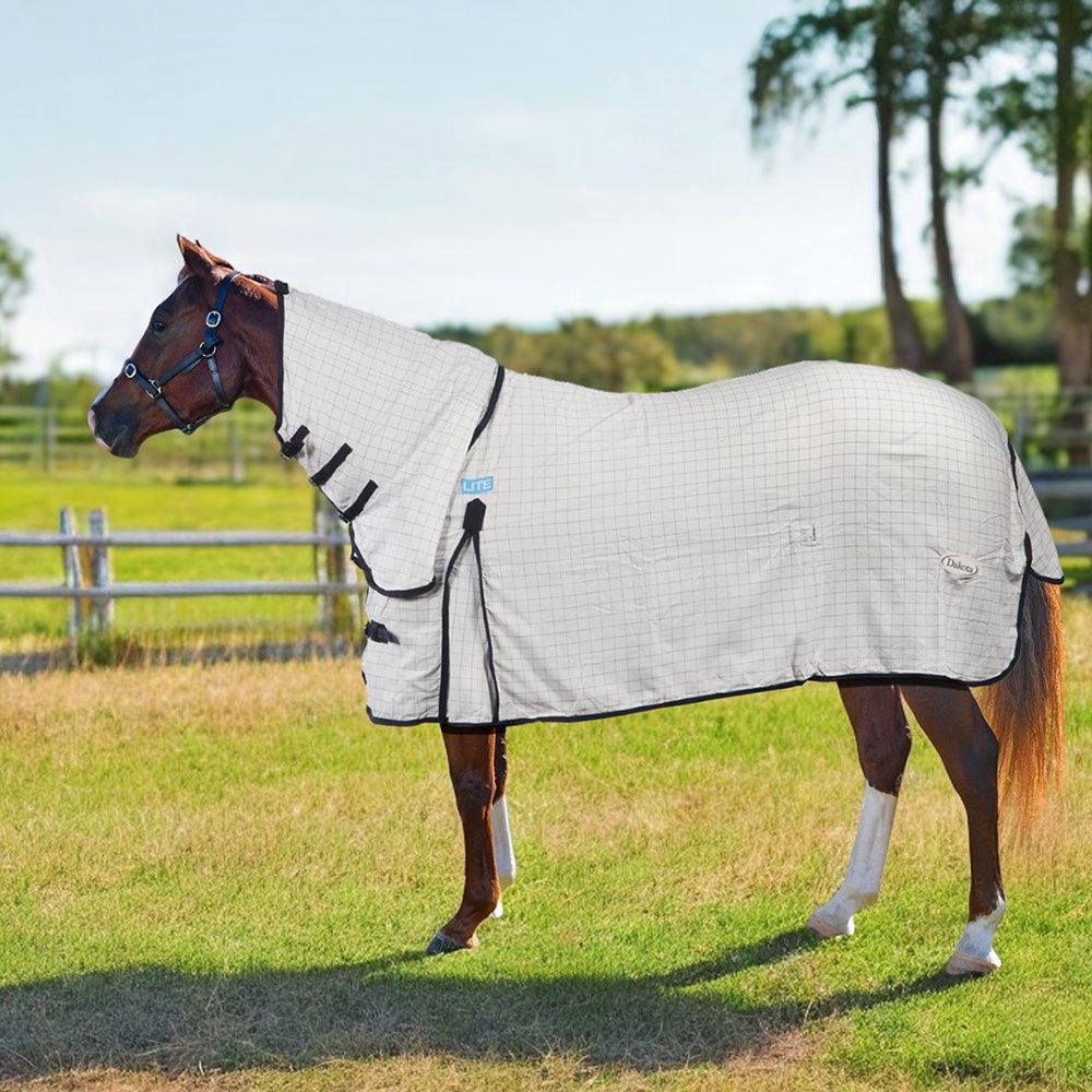 Lite Tear-Stop Combo Rug - white &amp; navy, Size: 6&#39;0&quot;/183cm