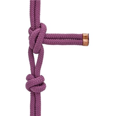 Fort Worth Rope Halter Beaded Nose  - available in three colours