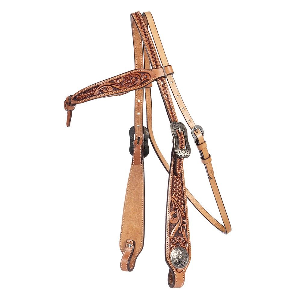 Fort Worth Alaska Knotted Brow headstall