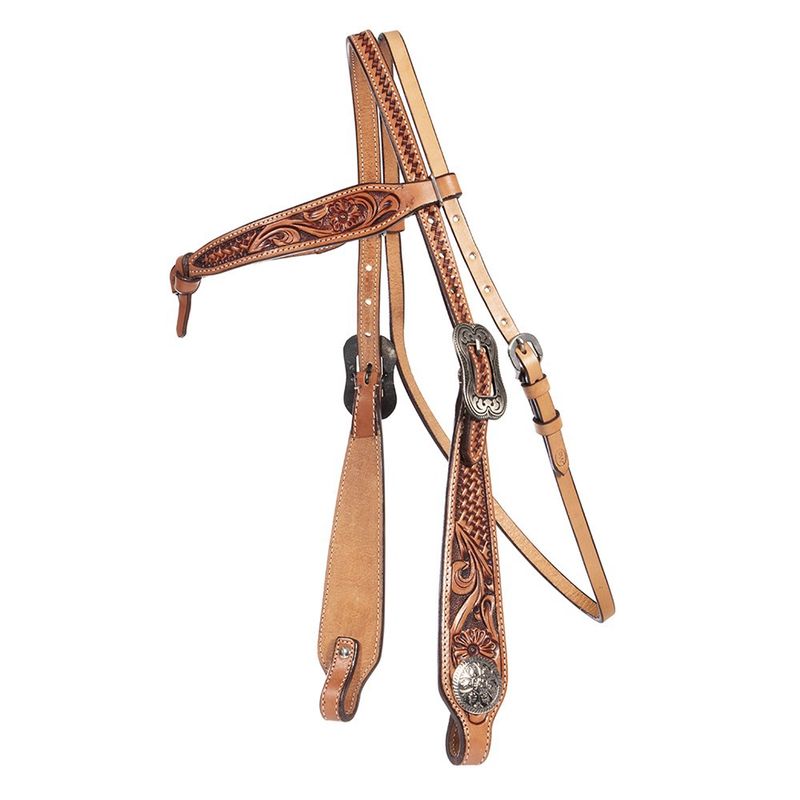 Fort Worth Alaska Knotted Brow headstall