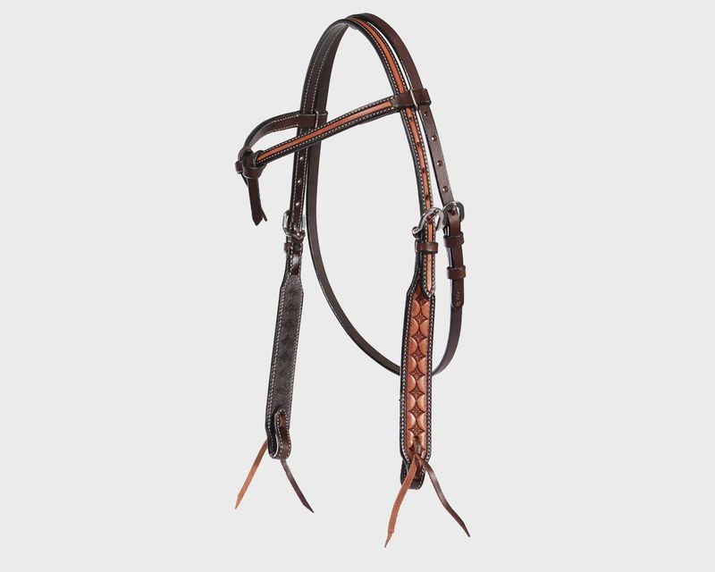 Fort Worth Illinois Knotted Headstall