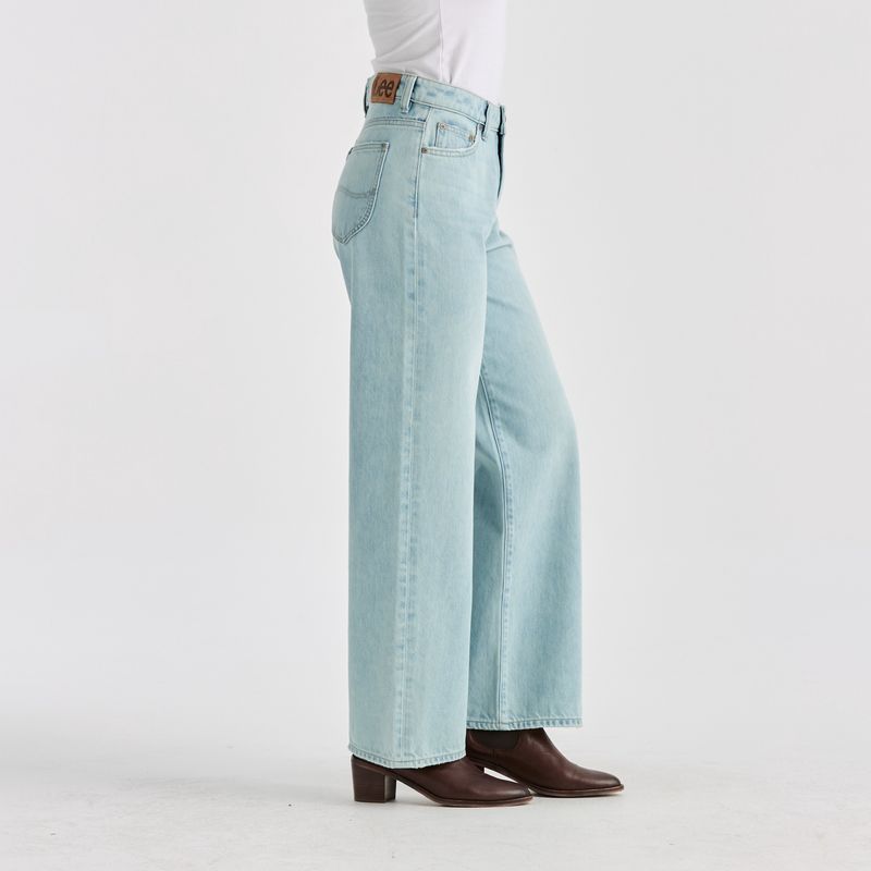 Lee Originals High Wide Leg - soft blue