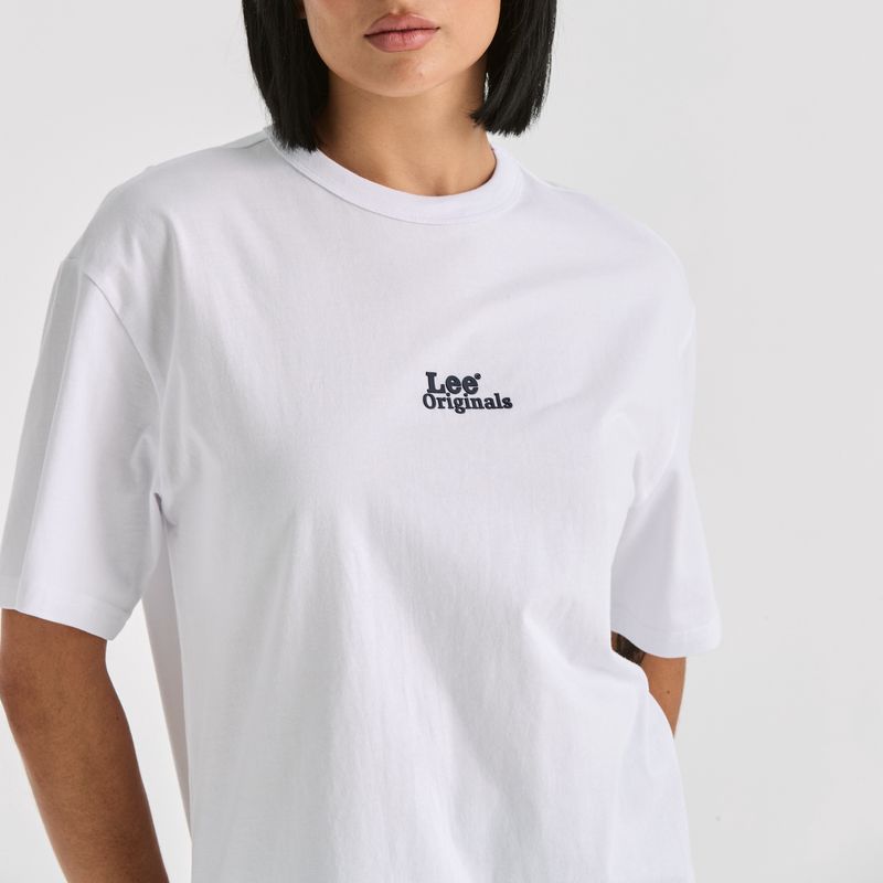 Lee Originals relaxed tee - white