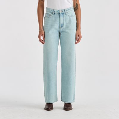 Lee Originals High Wide Leg - soft blue