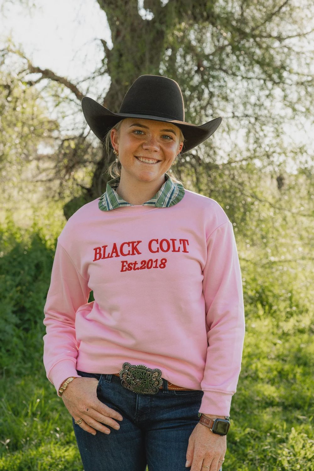 Black Colt - Pink pullover jumper, Size: 6