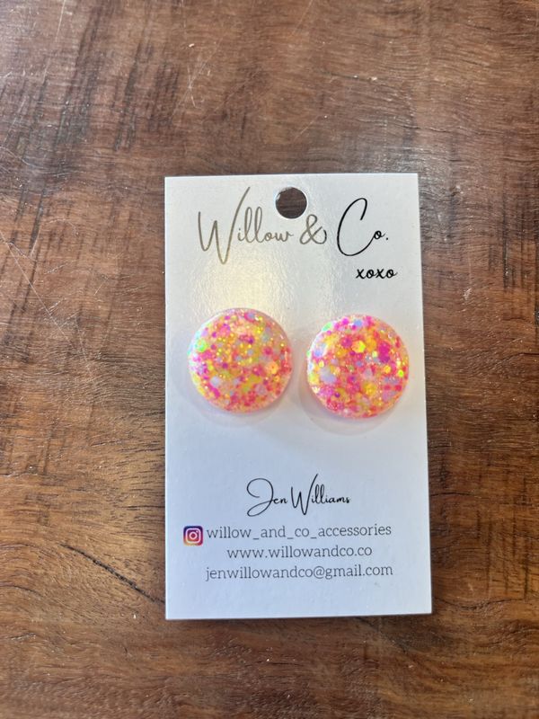 Willow &amp; Co 2cm Studs - Sherbie