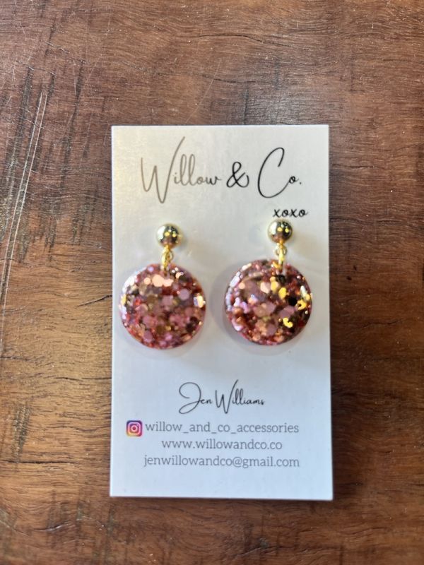 Willow &amp; Co Mini Dangle - Antique Pink