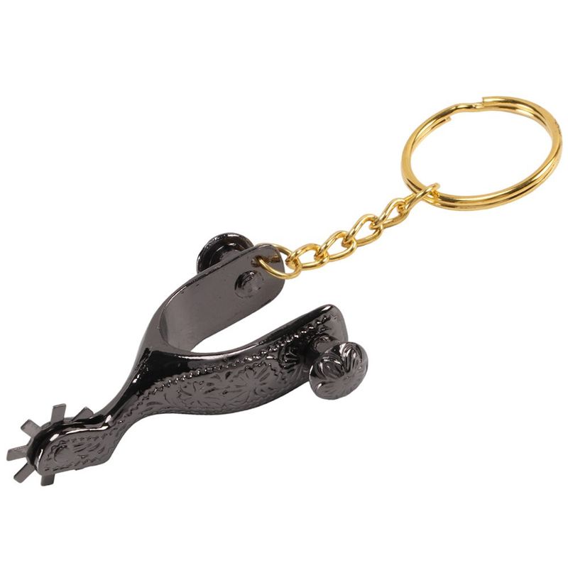 Spur key ring - available in black and gold