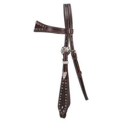 Fort Worth Basket Weave Jewel Headstall