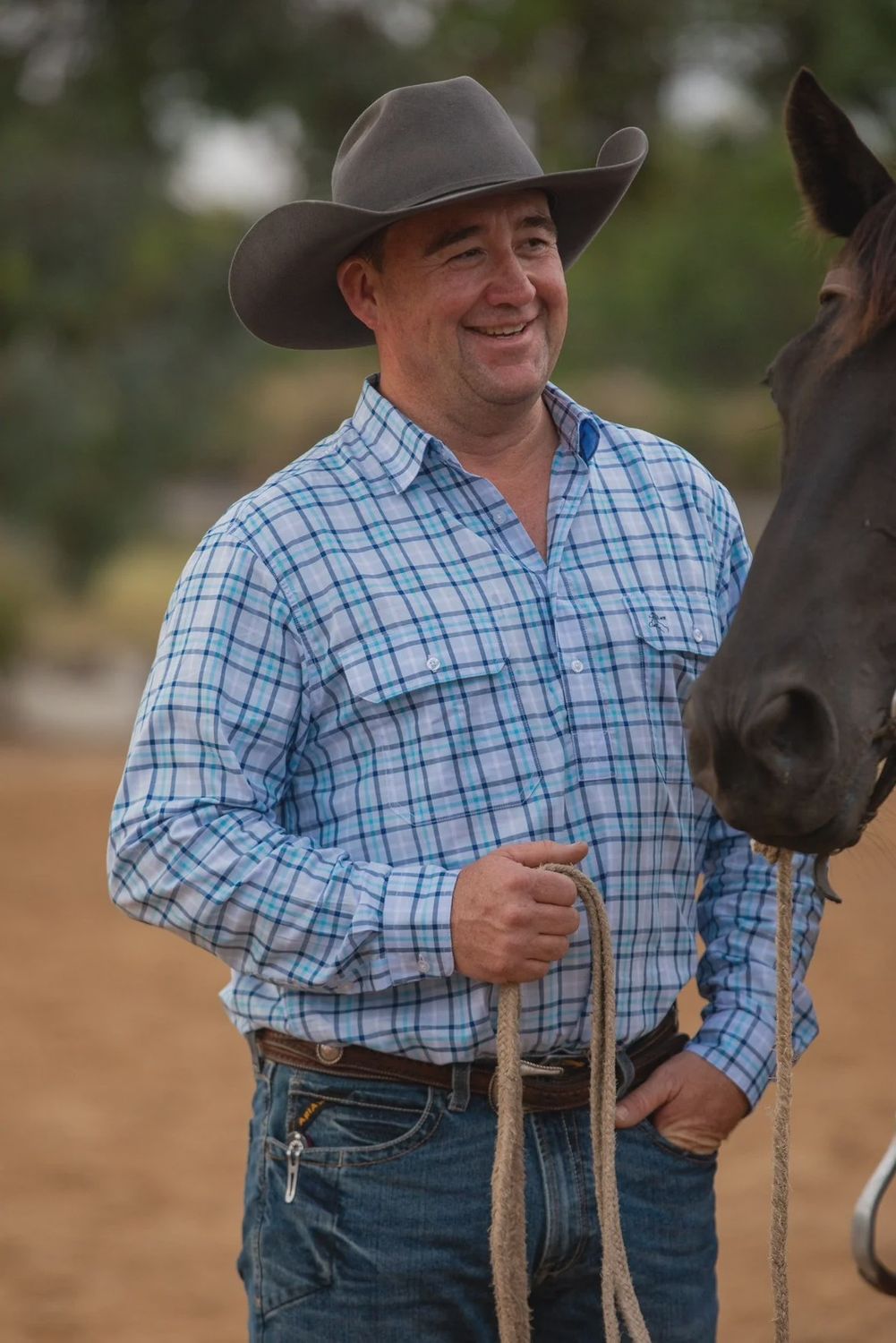 Black Colt Aspley Men&#39;s Half Button Shirt