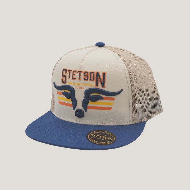 Stetson - Longhorn Trucker Blue