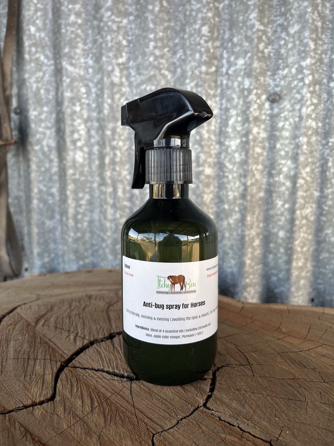 Itchy Ben Anti Bug paddock spray