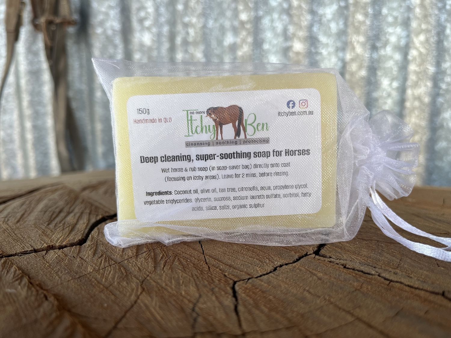 Itchy Ben cleansing soap bar