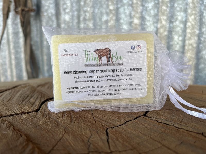 Itchy Ben cleansing soap bar